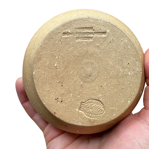 Mid century 1960s SIGNE PERSSON MELIN Vase: Scandinavian pottery - Picture 7 of 8